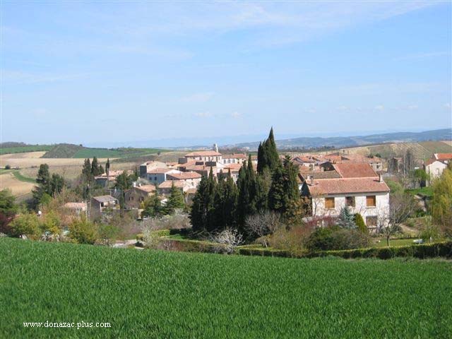 Donazac from the hill